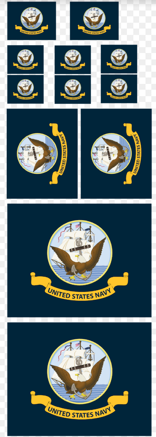Navy Flag Sheet