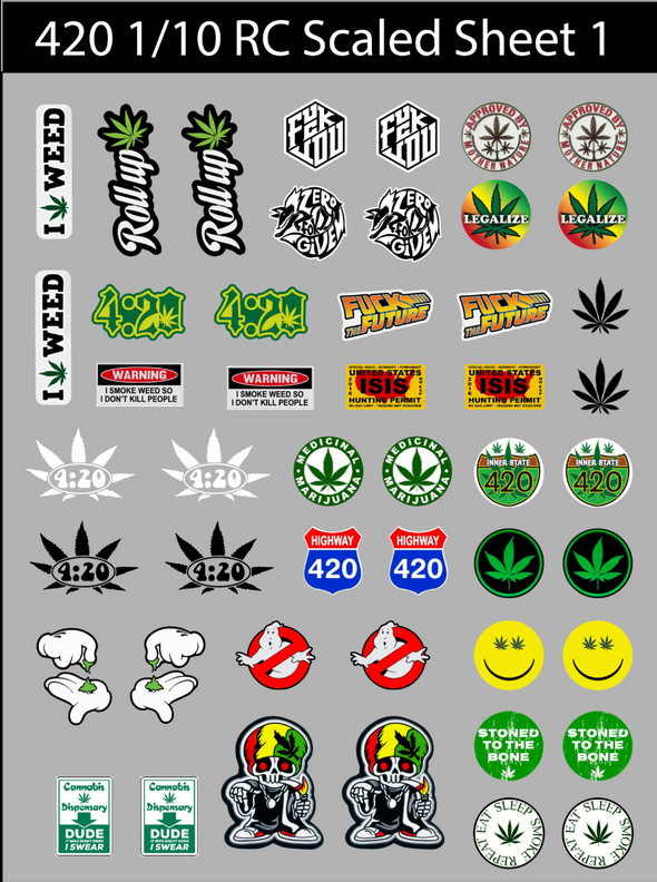 Scaled RC 420 Decals