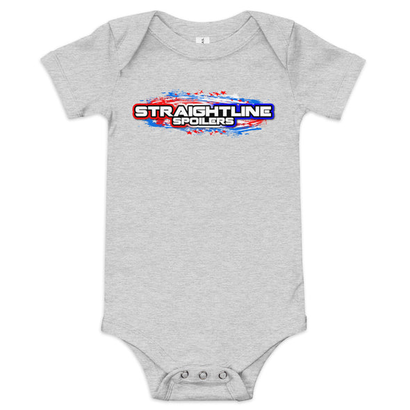 Baby short sleeve one piece (onesie) Straightline Spoilers