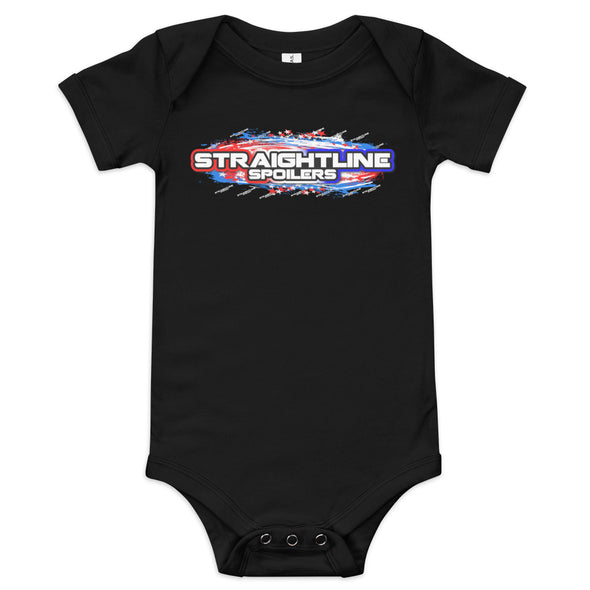 Baby short sleeve one piece (onesie) Straightline Spoilers