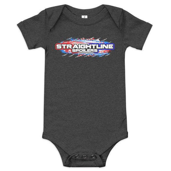 Baby short sleeve one piece (onesie) Straightline Spoilers