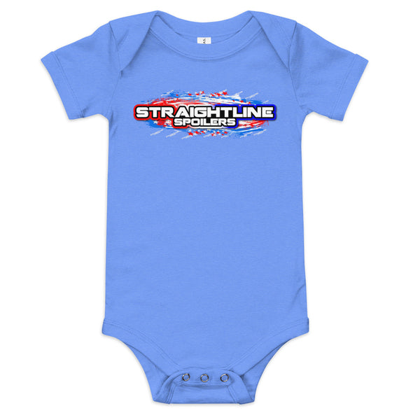 Baby short sleeve one piece (onesie) Straightline Spoilers