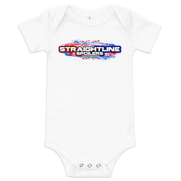 Baby short sleeve one piece (onesie) Straightline Spoilers