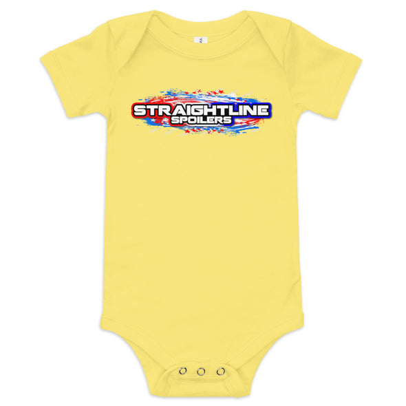 Baby short sleeve one piece (onesie) Straightline Spoilers
