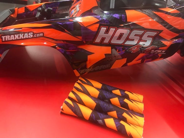 Fits Traxxas Hoss - Custom Body Match Shock Covers