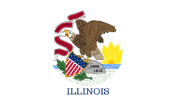 Illinois RC Flag stickers