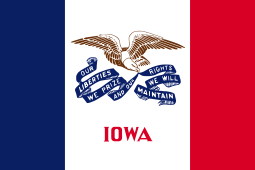 Iowa RC Flag Stickers 