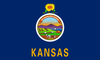 Kansas RC Flag Stickers