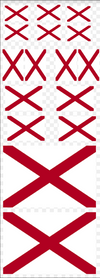 Alabama RC Flag Stickers