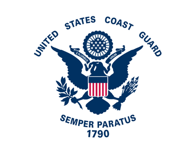 Coast Guard RC Flag Stickers