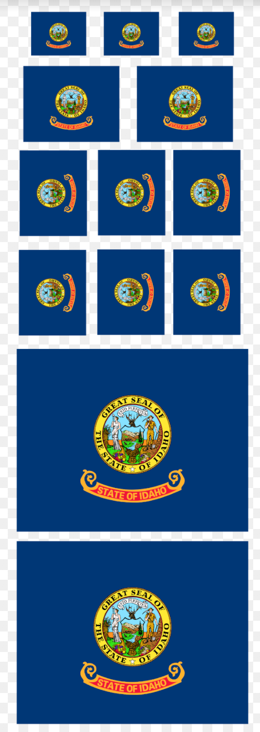 Idaho Flag Sheet