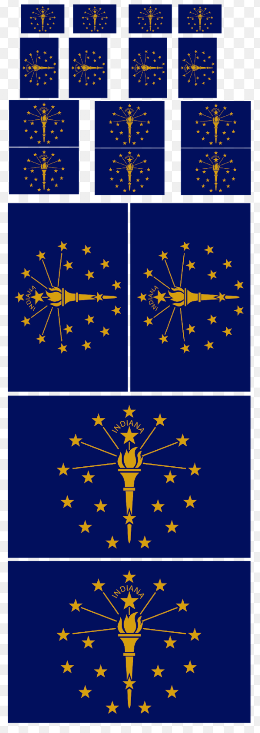 Indiana Flag Sheet