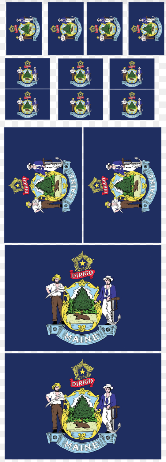 Maine Flag Sheet