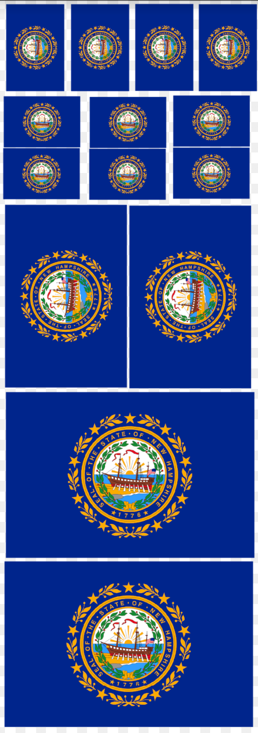 New Hampshire Flag Sheet