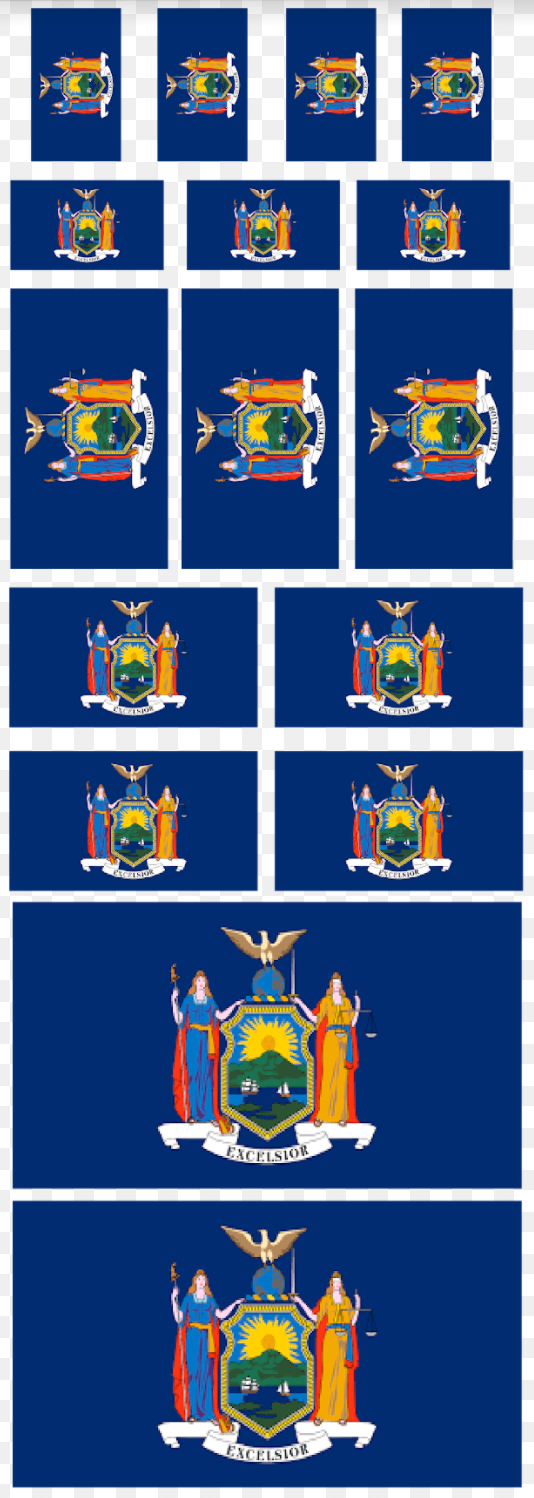New York Flag Sheet