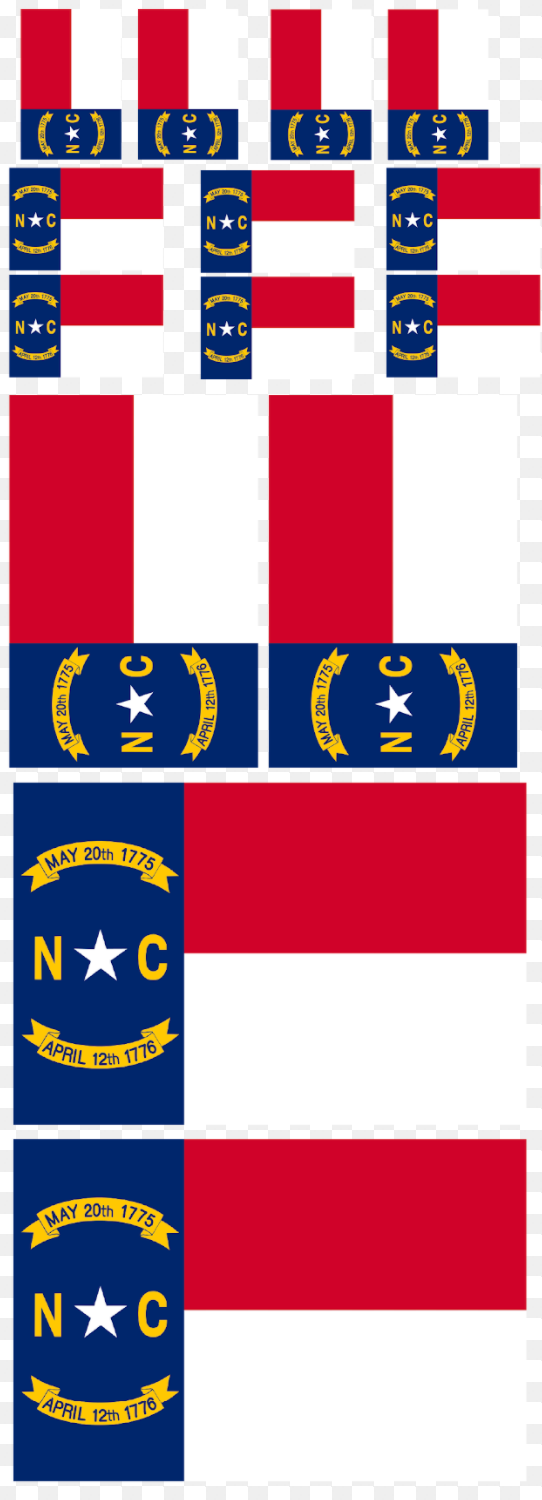 North Carolina Flag Sheet