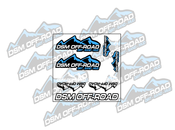 Custom Sticker Order: DSM Off Road 5k Kit