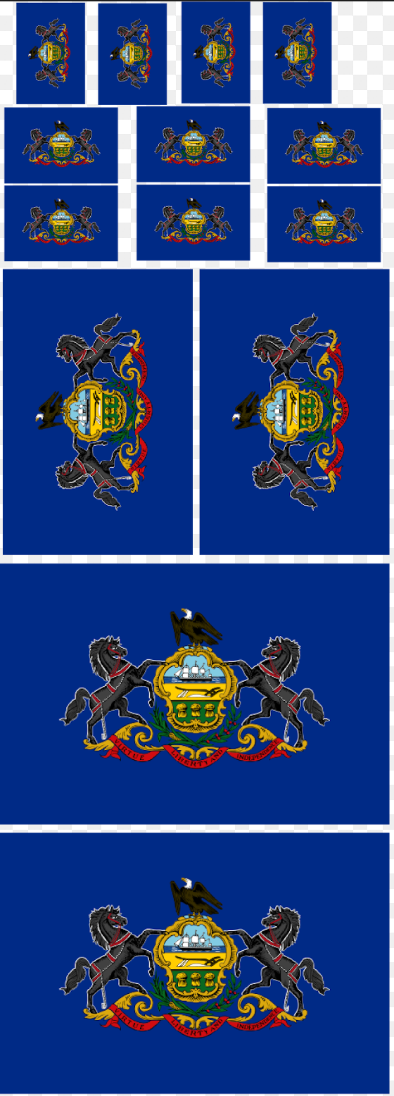 Pennsylvania Flag Sheet