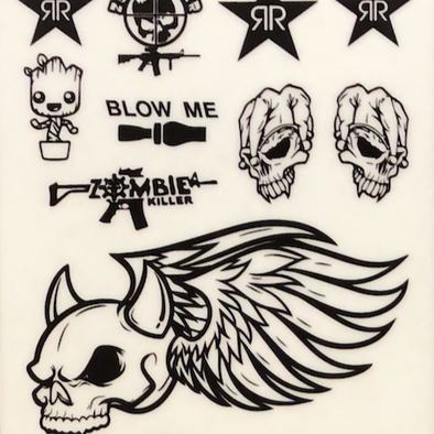 Skull RC Stickers