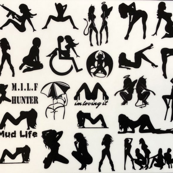 Lady Stickers