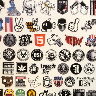 137 Scaled RC Sticker Sheet 1/10-1/8 and even good for small scale on 1/5-1/6