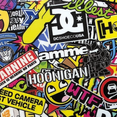 Crazy Logo Collage Sticker