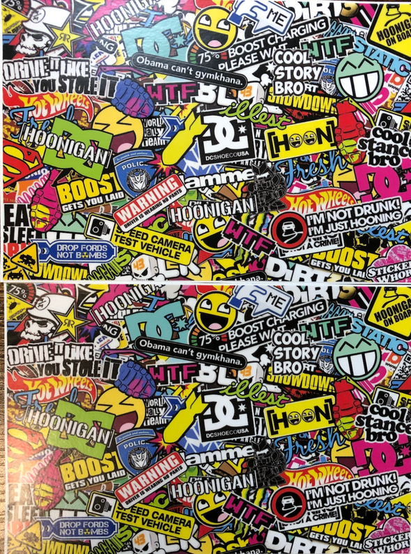 Crazy Logo Collage Sticker