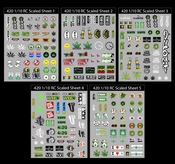 Scaled RC 420 Decals