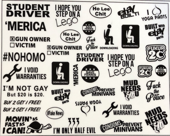 Student Driver Stickers