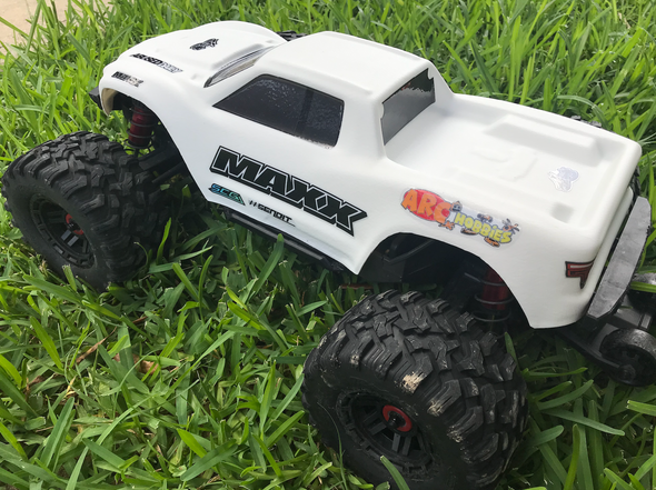 Fits 1/10 Traxxas 4s Maxx RC Body Decals (Unbreakable body stickers)