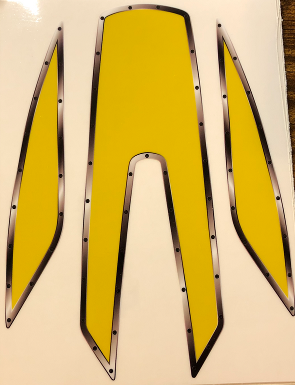 Yellow Arrma Limitless Window Decals