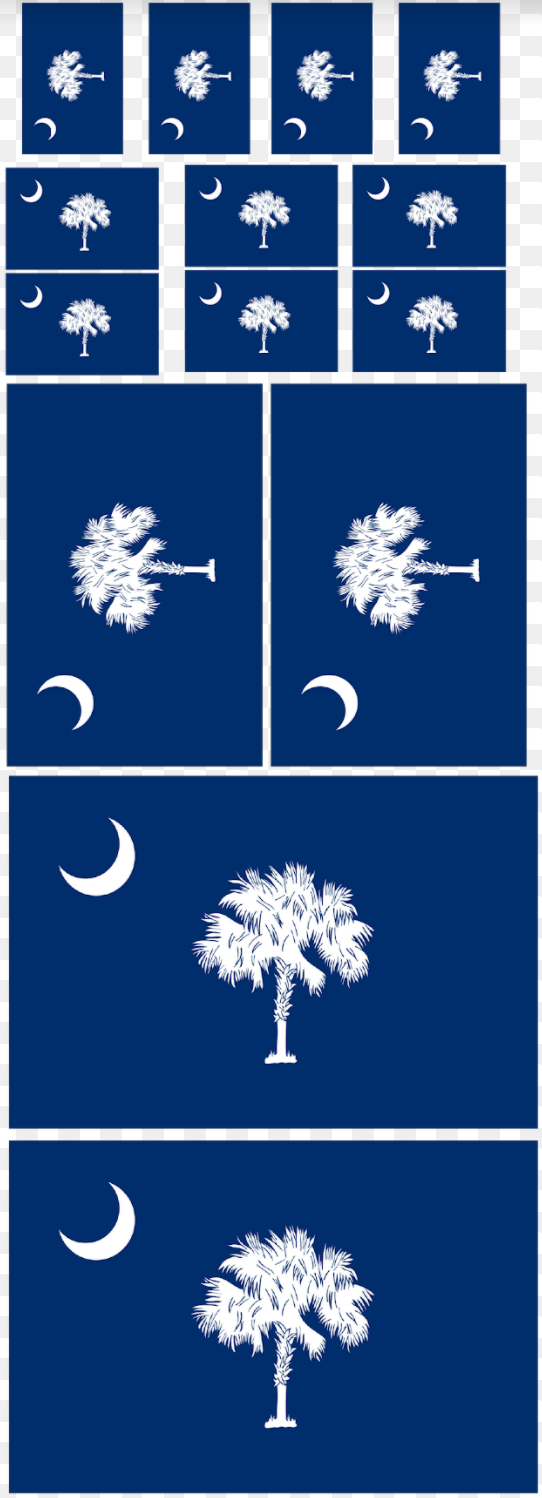 South Carolina Flag Sheet