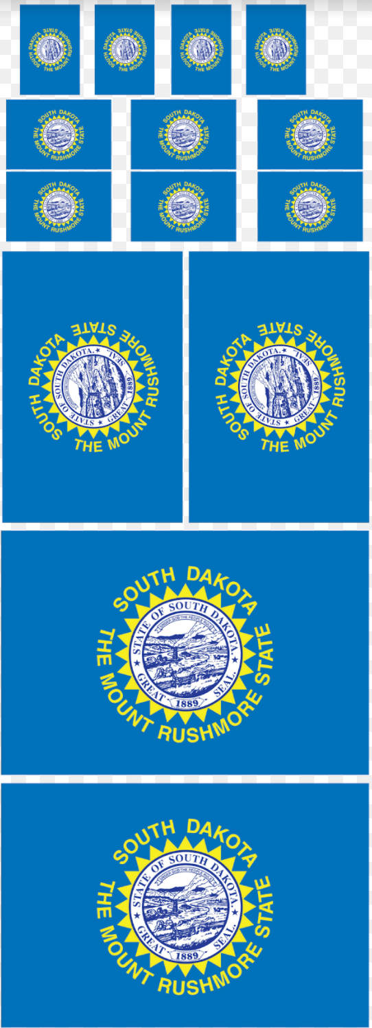 South Dakota Flag Sheet
