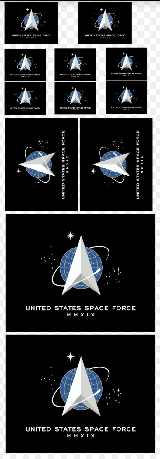 Space Force Flag Sheet