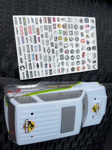 1/24 - 1/18 scale - 137 Scaled RC Sticker Sheet