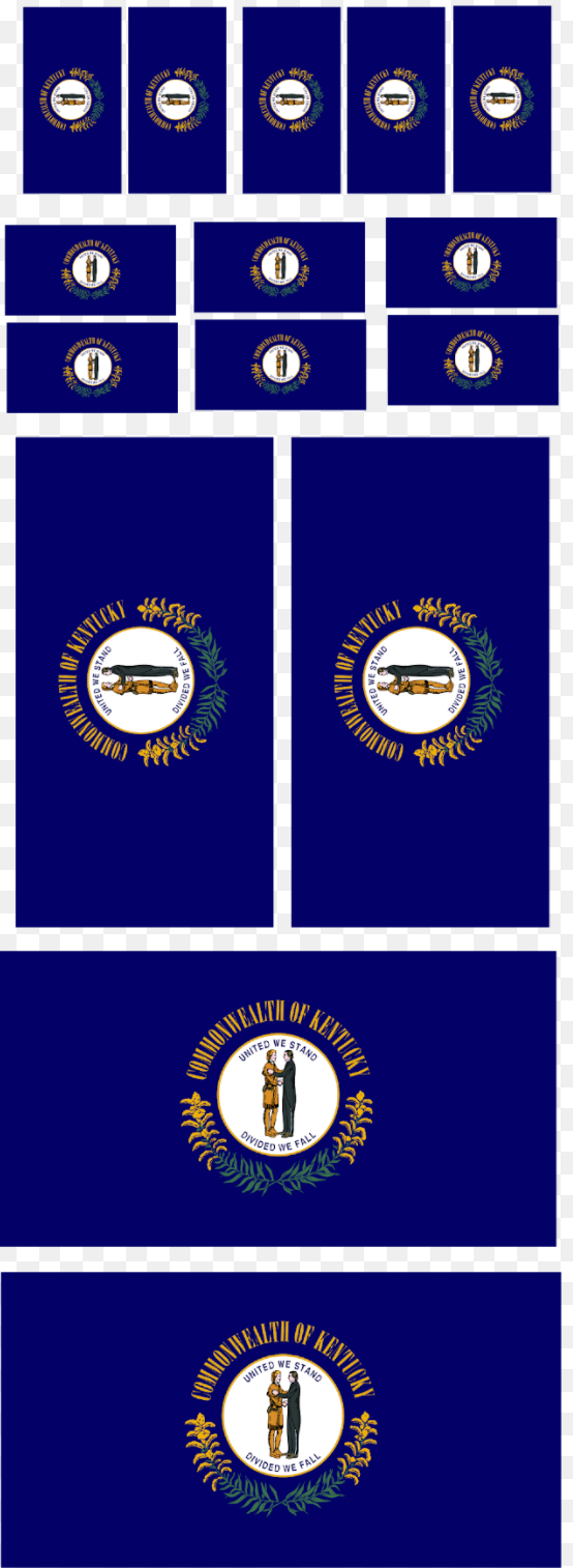 Kentucky Flag Stickers
