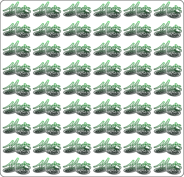 Custom Sticker Order: 200