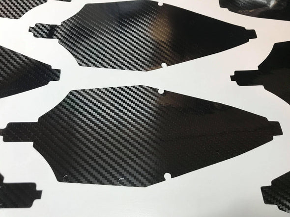 CARBON FIBER (BLACK) Chassis Protector for Losi Mini-B 1:16 (1 skin per order)