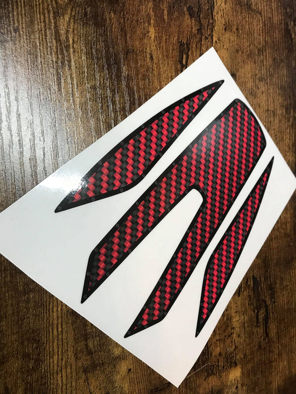 Red Carbon Arrma Limitless 1/7 Custom Window Decals