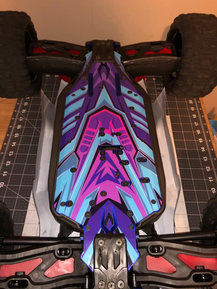 RC Car Chassis Skin-Choice of Thickness: (1) 18 mil Outdoor RC Car Chassis Skin-Choice of Thickness: (1) 18 mil Outdoor