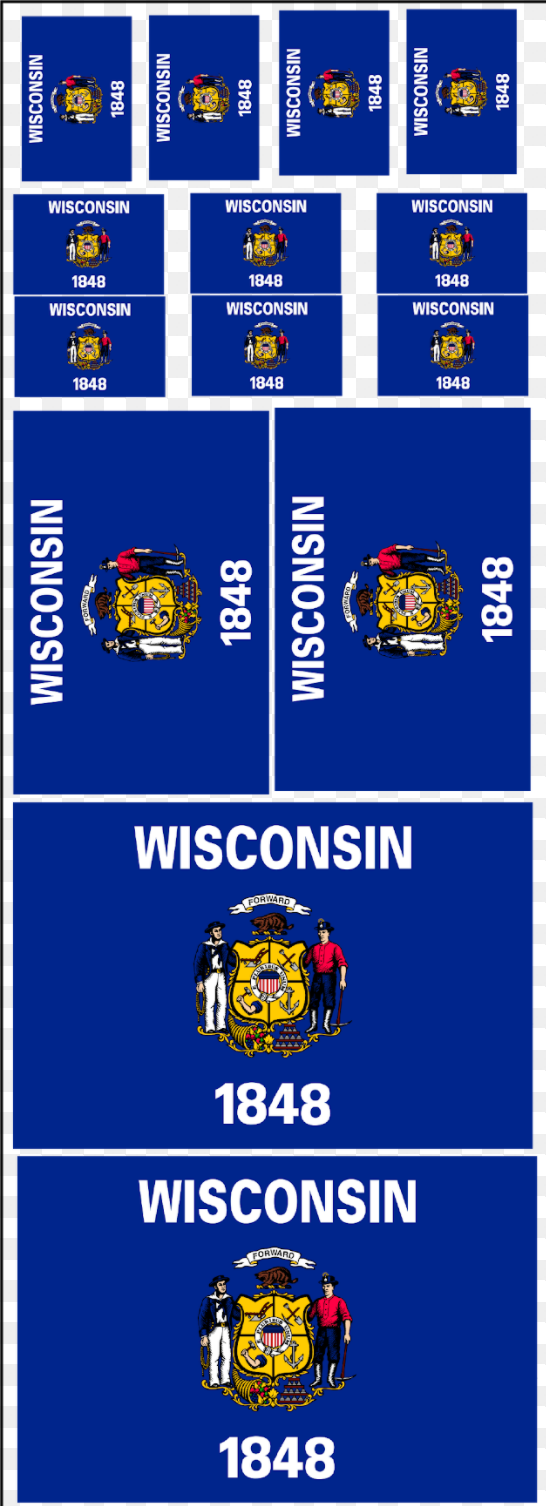 Wisconsin Flag Sheet