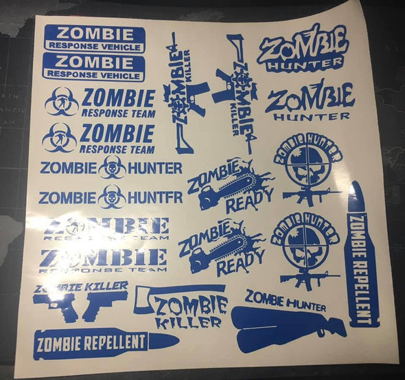 Zombie Vinyl Cut Set (Color Options)