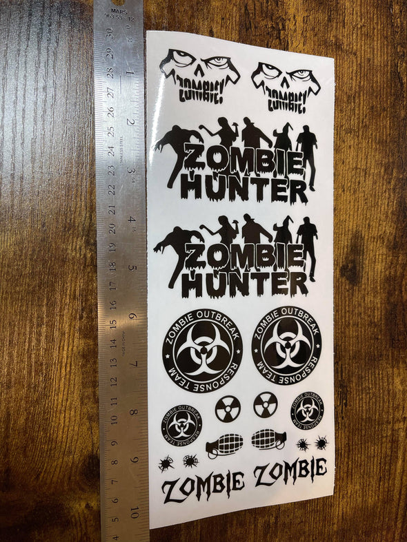 Zombie RC Body Decal Kits